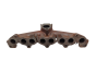 Coletor escape Citroen Peugeot 9681570480 0341H8 2,0 HDI