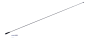 Antena Novo Original Renault Nissan 6 mm /860 mm 2820600QAA