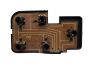 Inserção da lanterna traseira Esquerdo Traseira 95619036 Citroen BX Seima 20969011 13211