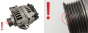Alternador 7700434899 0124325031 1.4 Renault Bosch