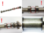 Árvore de Cames V756535580 1.6 VTI Citroen Peugeot Mini 1433