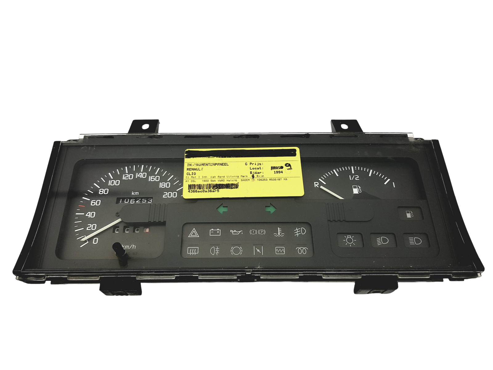 Conta-rotações Renault Clio 1 7700831759 C 49559 main product photo