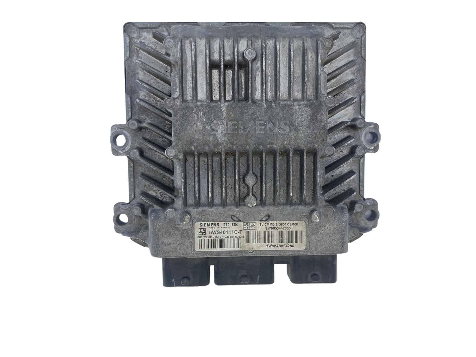 Unidade de Controlo 9653447380 9648624280 5WS40111C-T SID804 PSA Siemens 48982 main product photo
