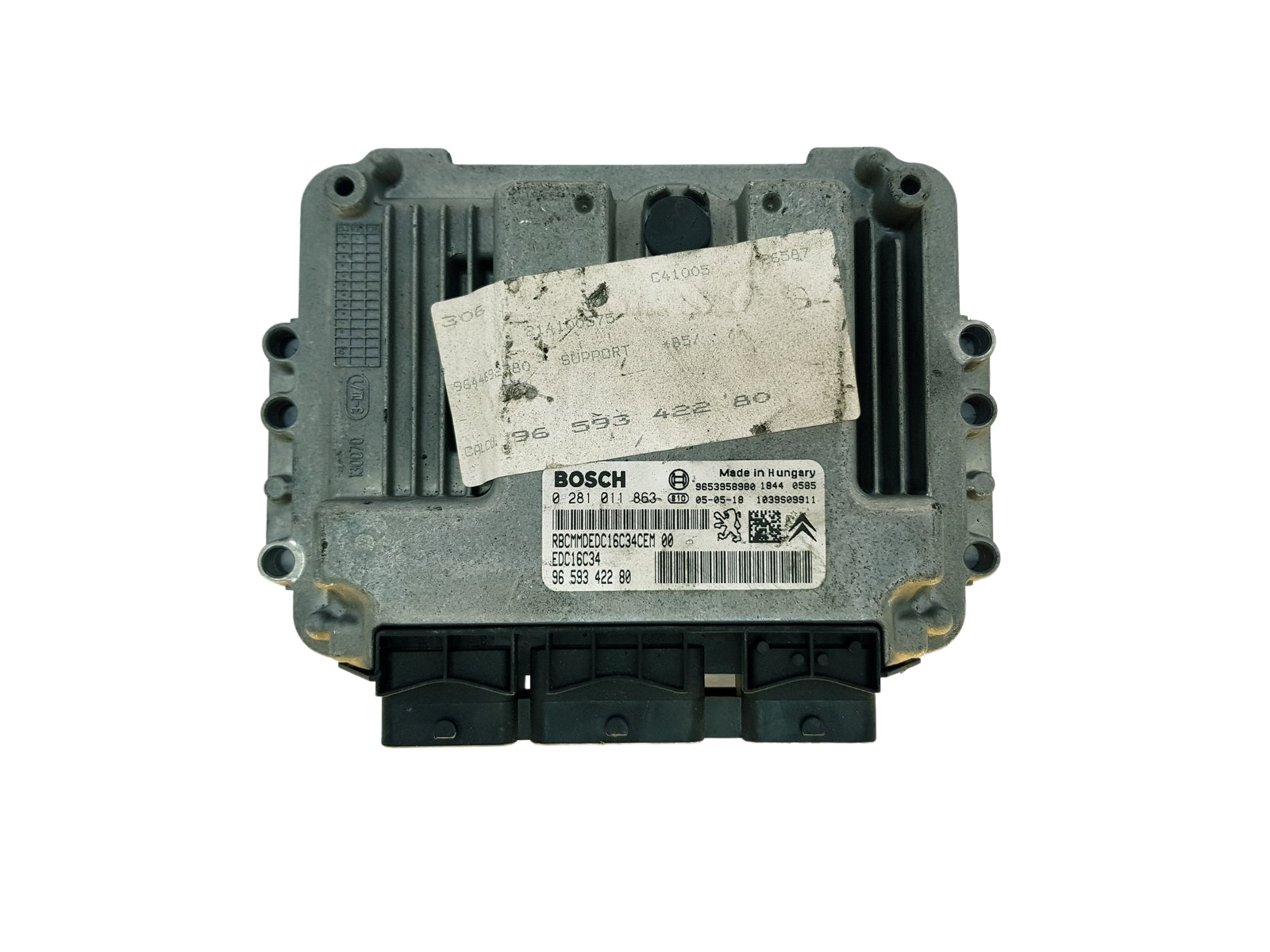 Unidade de Controlo 0281011863 9659342280 9653958980 PSA Bosch 33103 main product photo