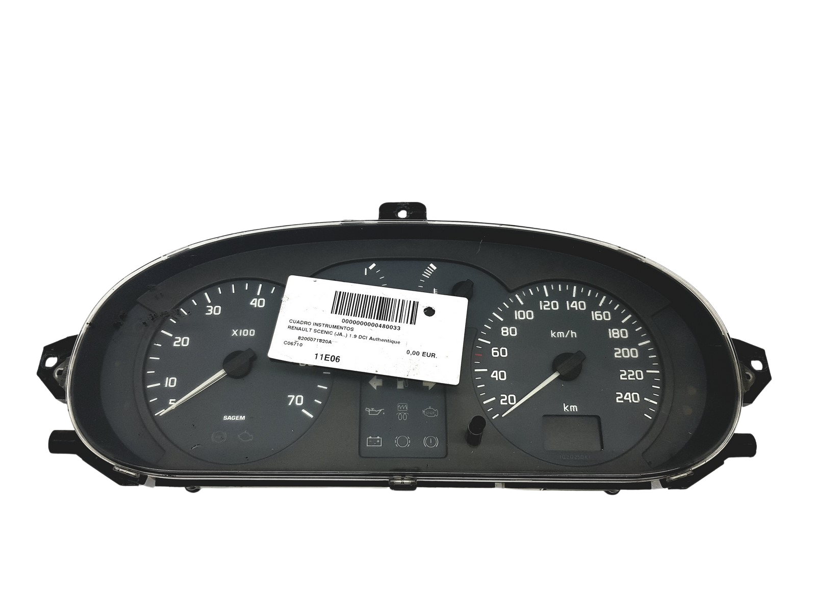 Velocímetro Renault Megane 1 8200071820 A 57583 main product photo