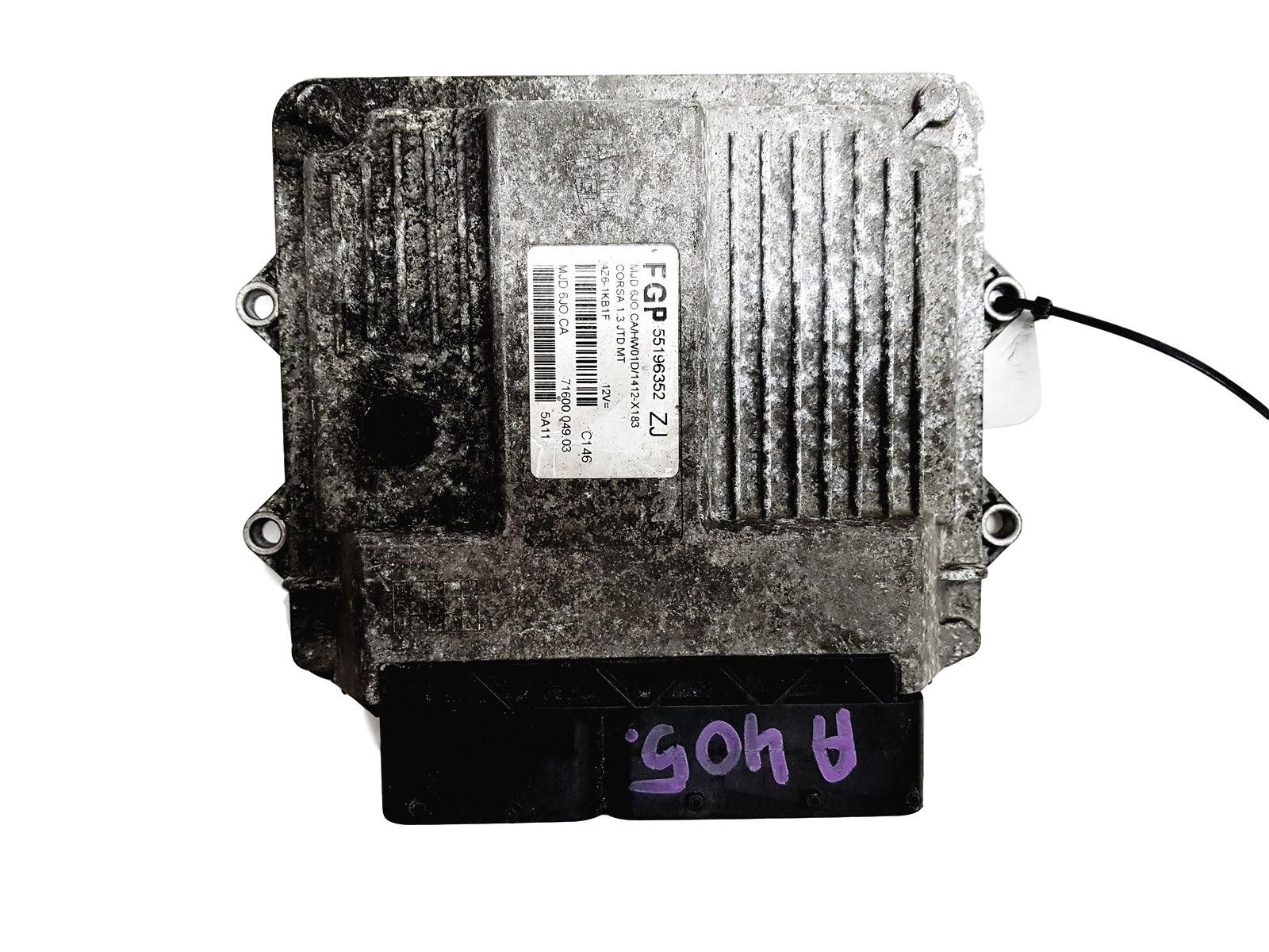 Unidade de Controlo FGP 55196352 ZJ MJD 6JO.CA Opel Magneti Marelli 10898 main product photo