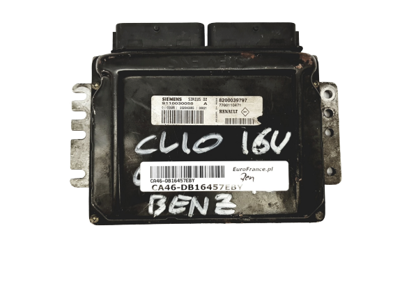 Unidade de Controlo S110030058A 8200039797 Renault Siemens main product photo