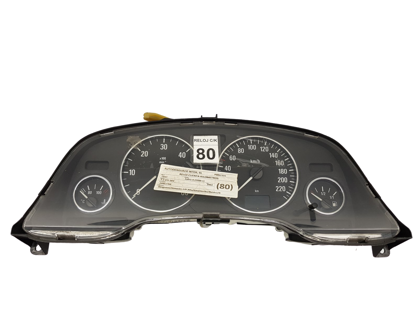 Conta-rotações Opel Zafira A 24461768JU 110080209002 26677 main product photo