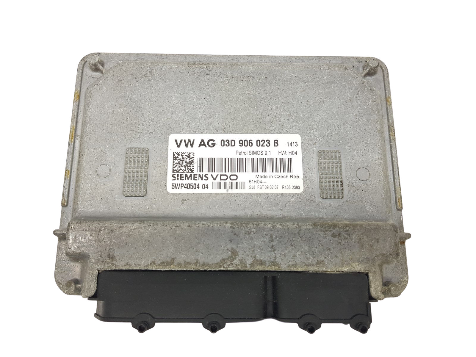 Unidade de Controlo 03D906023B 5WP40504 04 VW Seat Siemens 28267 main product photo