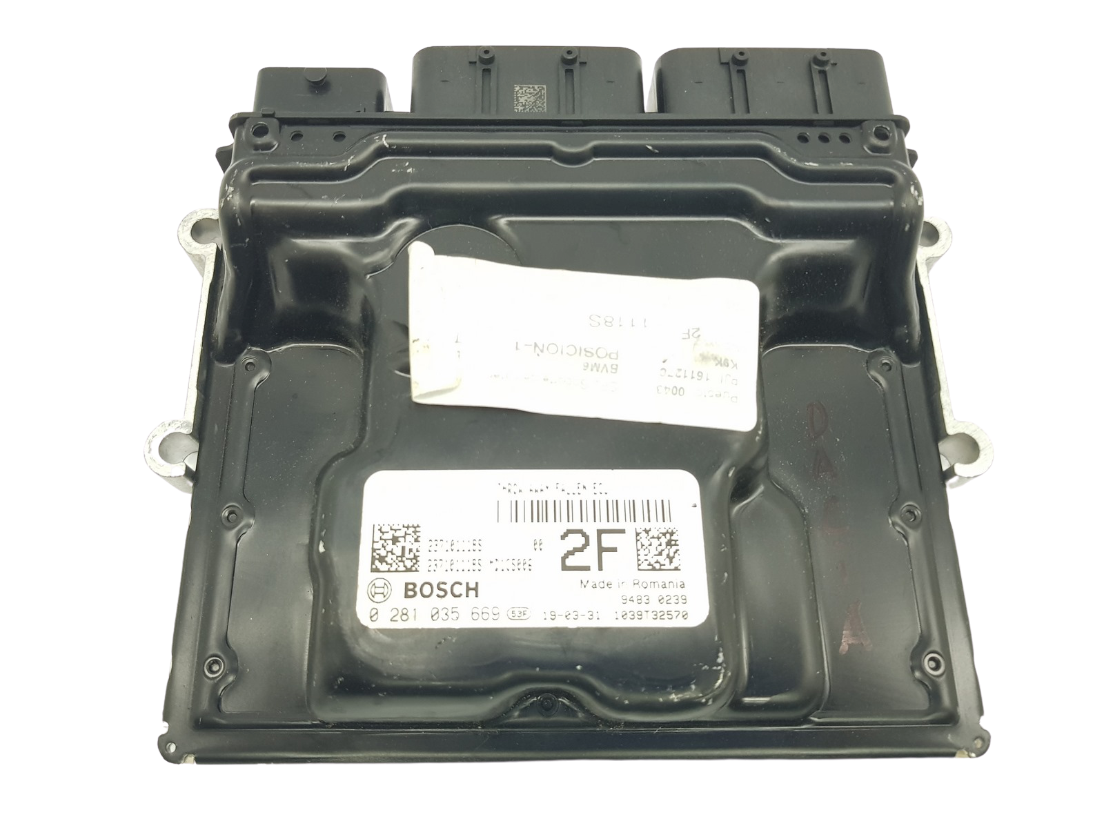 Unidade de Controlo 237101118S 0281035669 Dacia Bosch 28223 main product photo