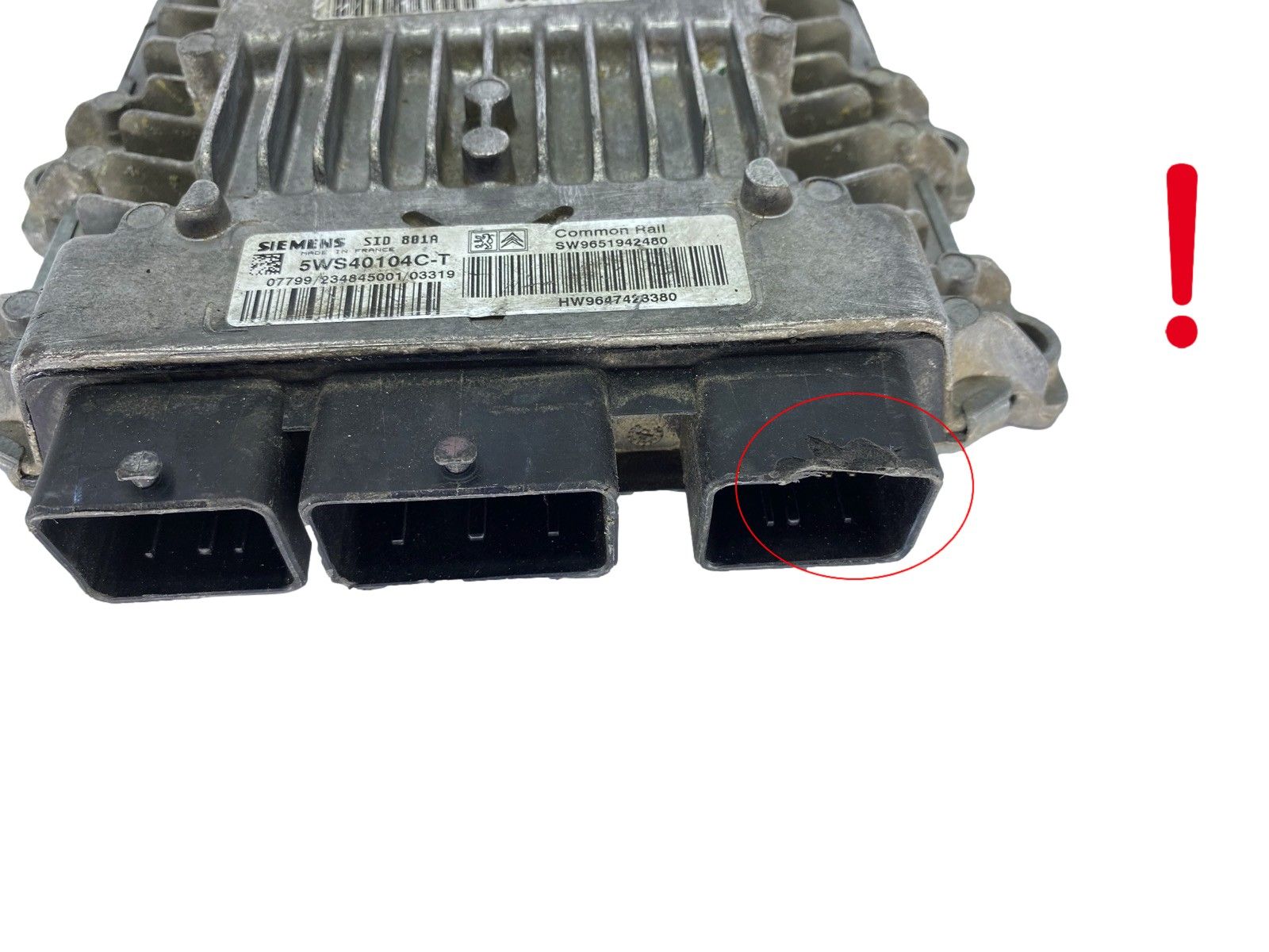 Unidade de Controlo 5WS40104C-T 9651942480 9647423380 PSA Siemens 63960 main product photo