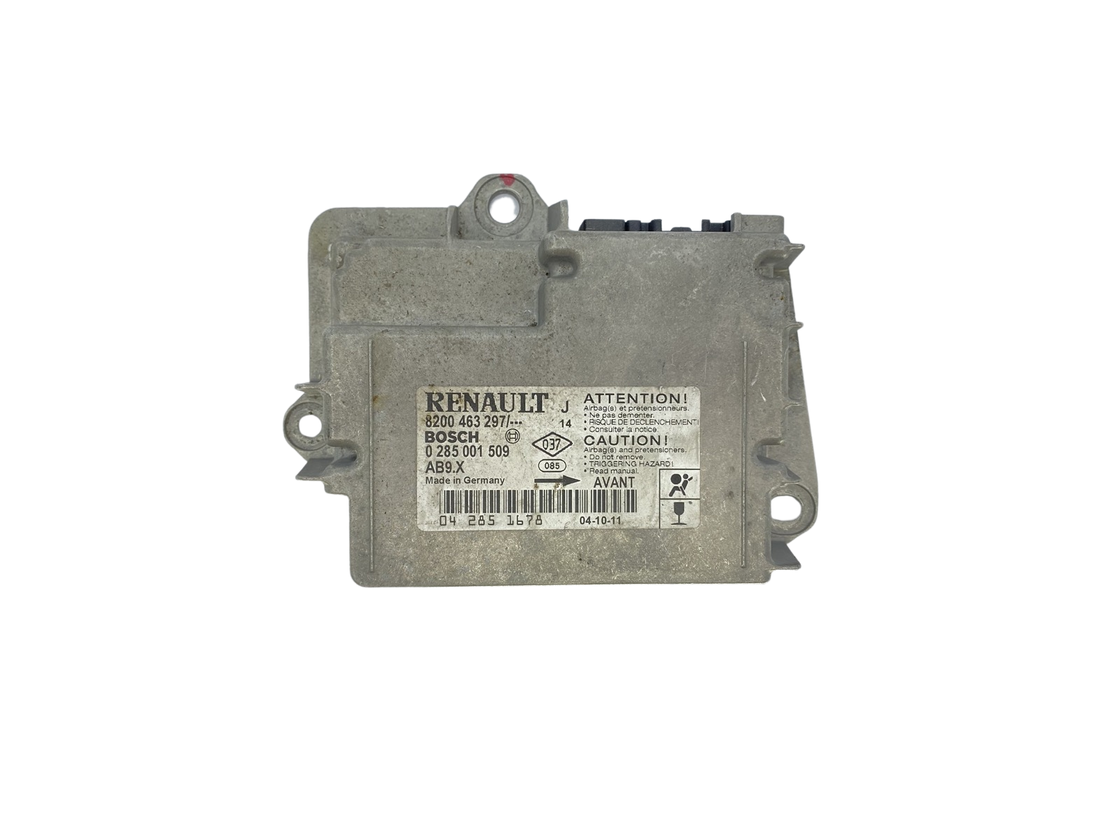 Módulo da unidade de controle 8200463297 0285001509 Renault Bosch main product photo