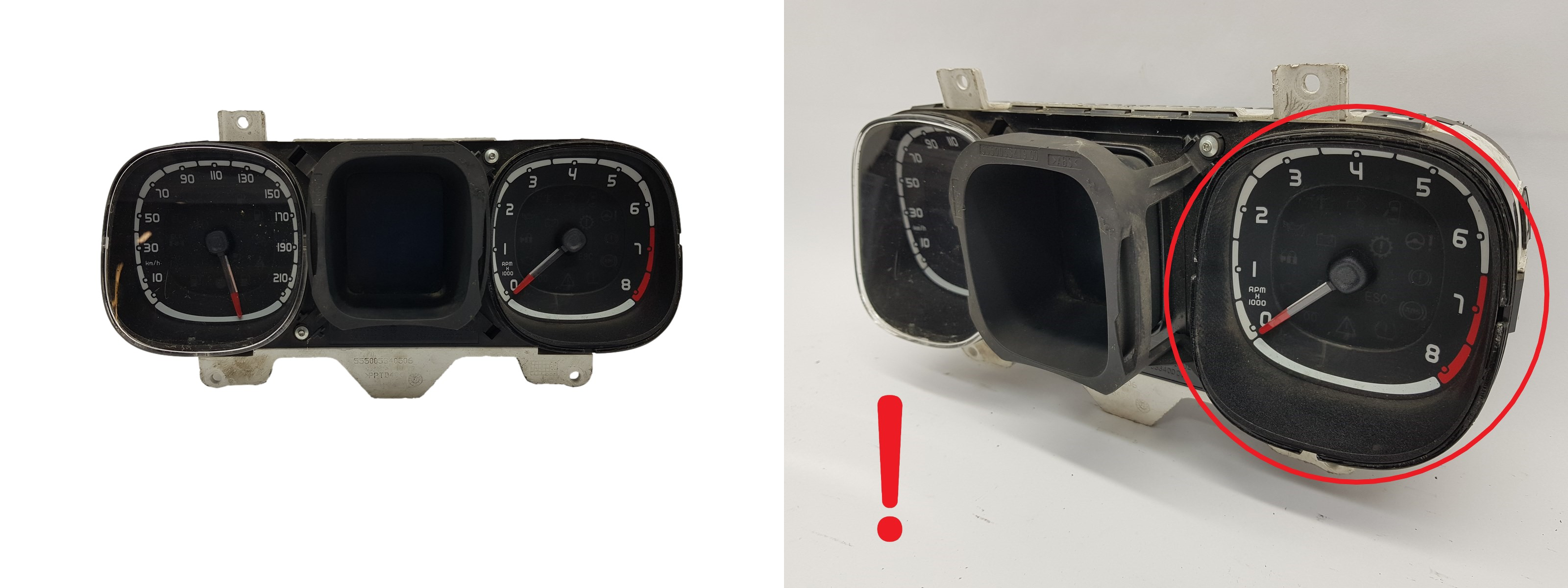 Velocímetro Fiat Panda 0887766550 1836 main product photo