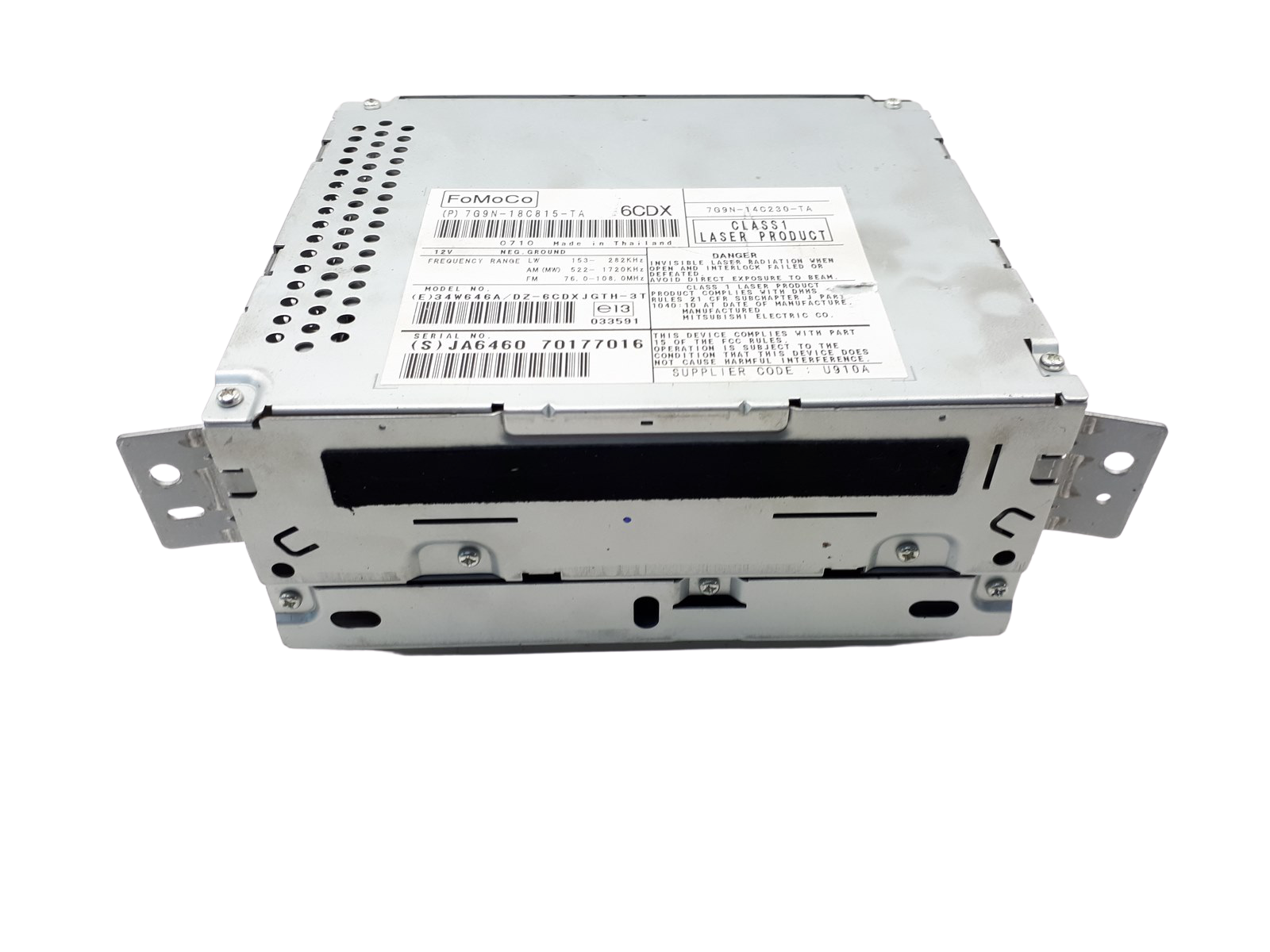 Rádio leitor de CD Jaguar CD 7G9N-18C815-TA 7G9N-14C230-TA main product photo