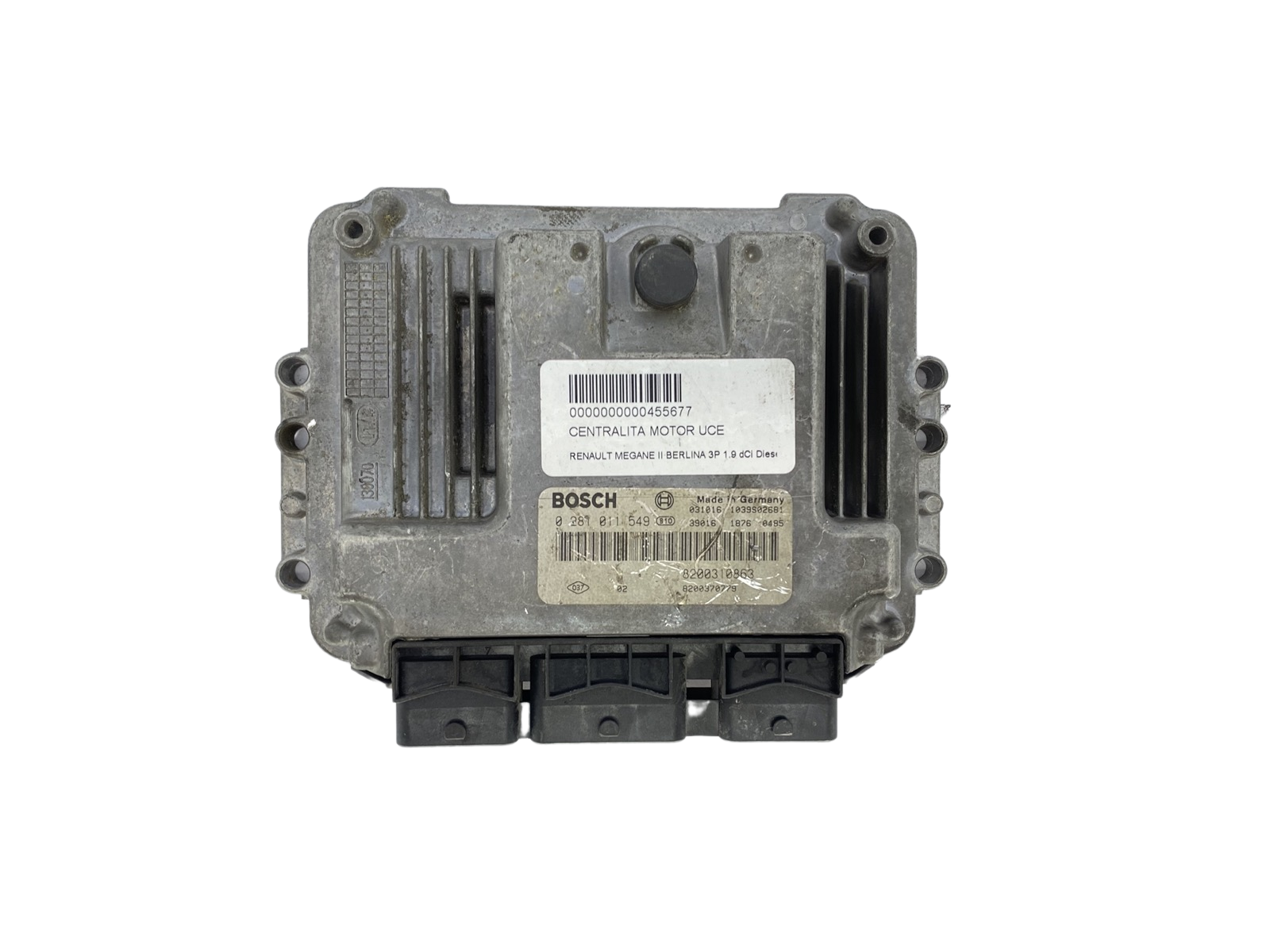 Unidade de Controlo 0281011549 8200310863 8200370779 Renault Bosch 60237 main product photo