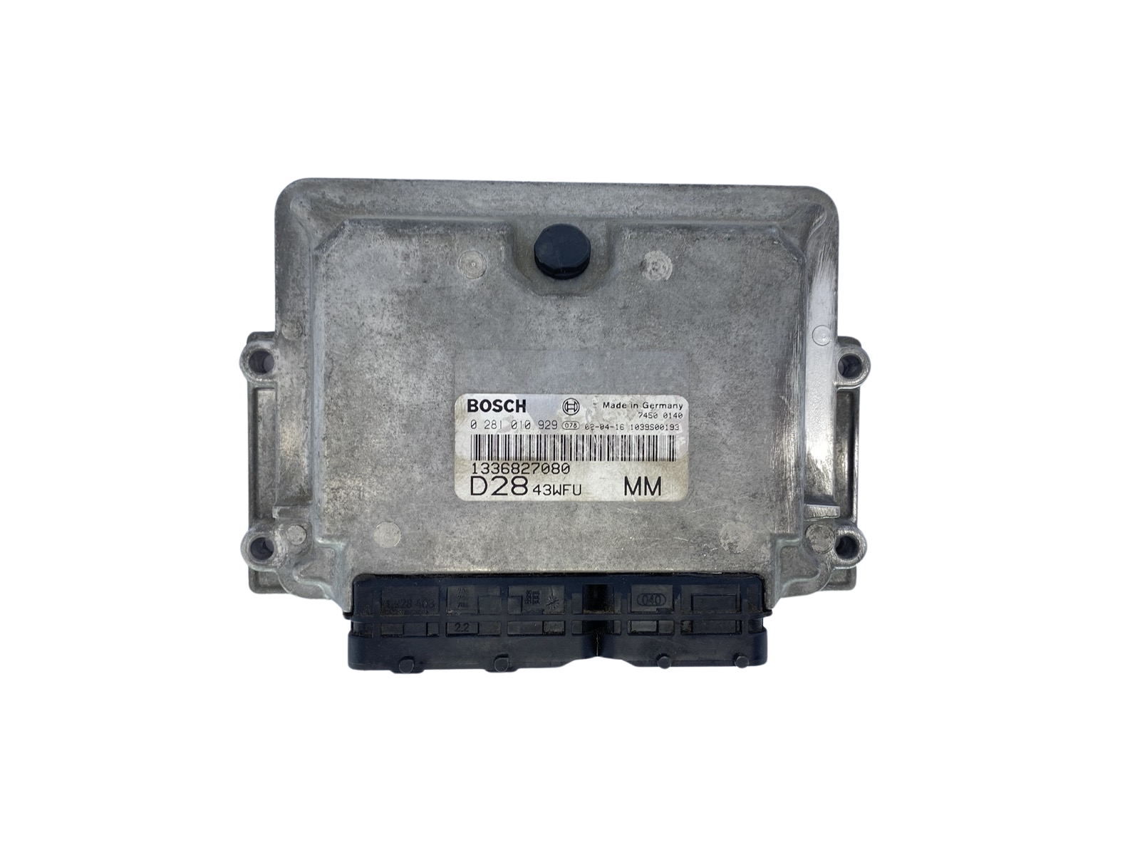 Unidade de Controlo 0281010929 1336827080 D2843WFU Fiat Bosch 62391 main product photo