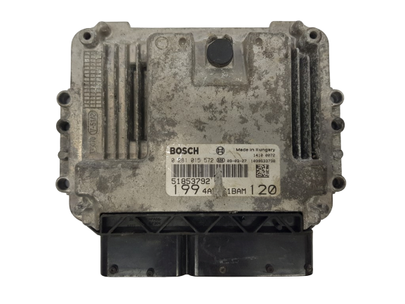 Unidade de Controlo do Motor ECU Fiat 51853792 0281015572 Bosch main product photo
