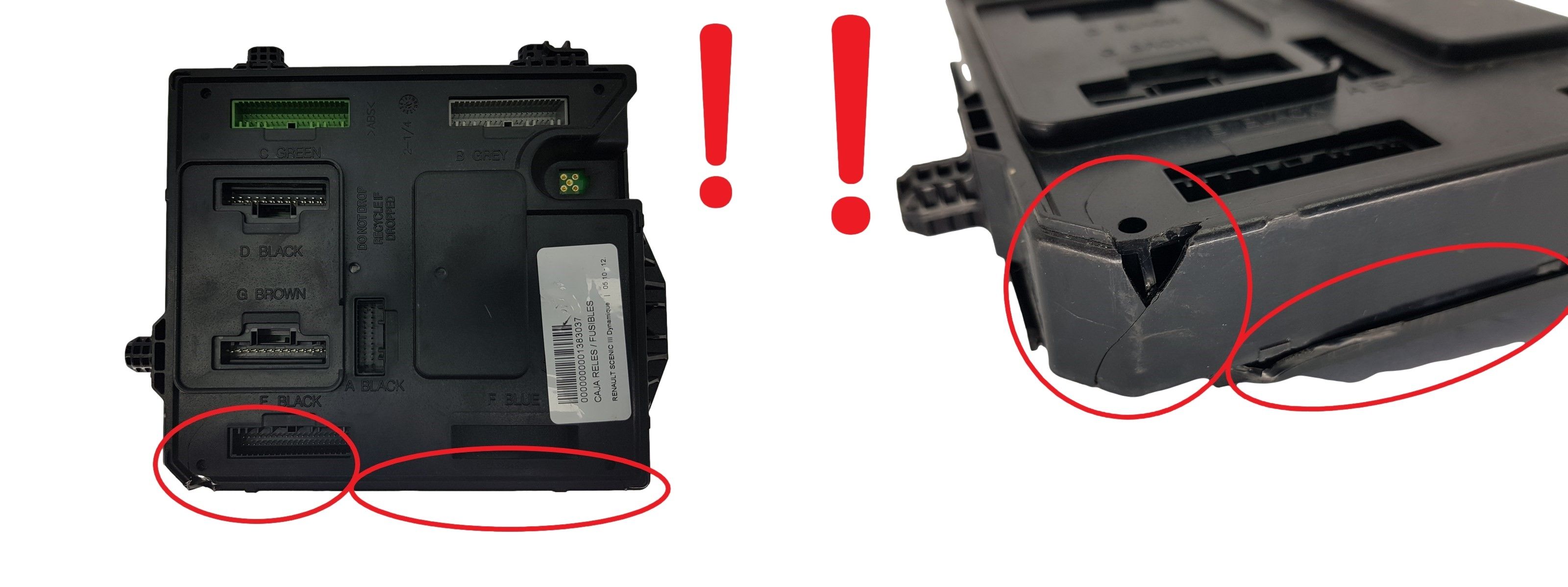 Unidade de Controlo BCM X95 284B17882R S180098101D Renault Continental 2118 main product photo