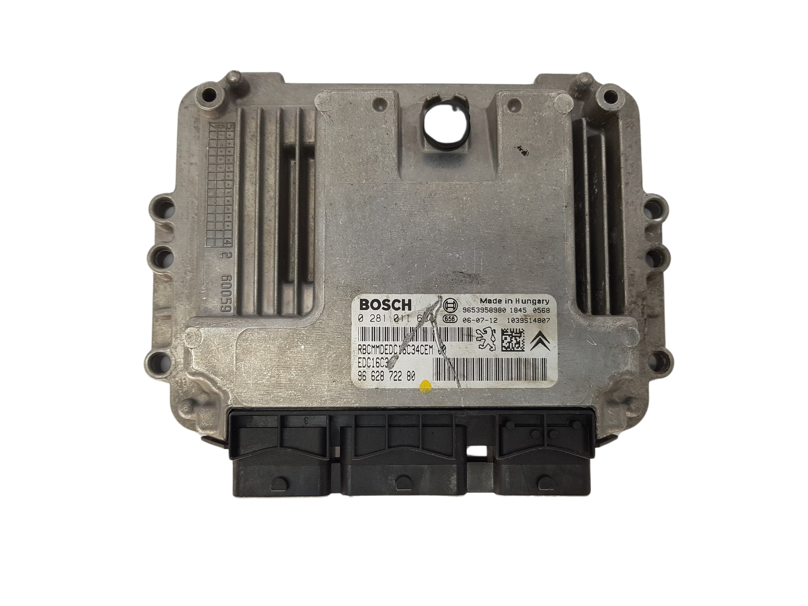Unidade de Controlo 0281011634 9662872280 9653958980 PSA Bosch 3409 main product photo
