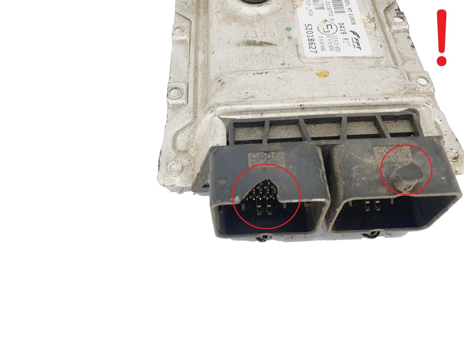 Unidade de Controlo 52018627 BC.0116772.H Fiat FPT 43185 main product photo