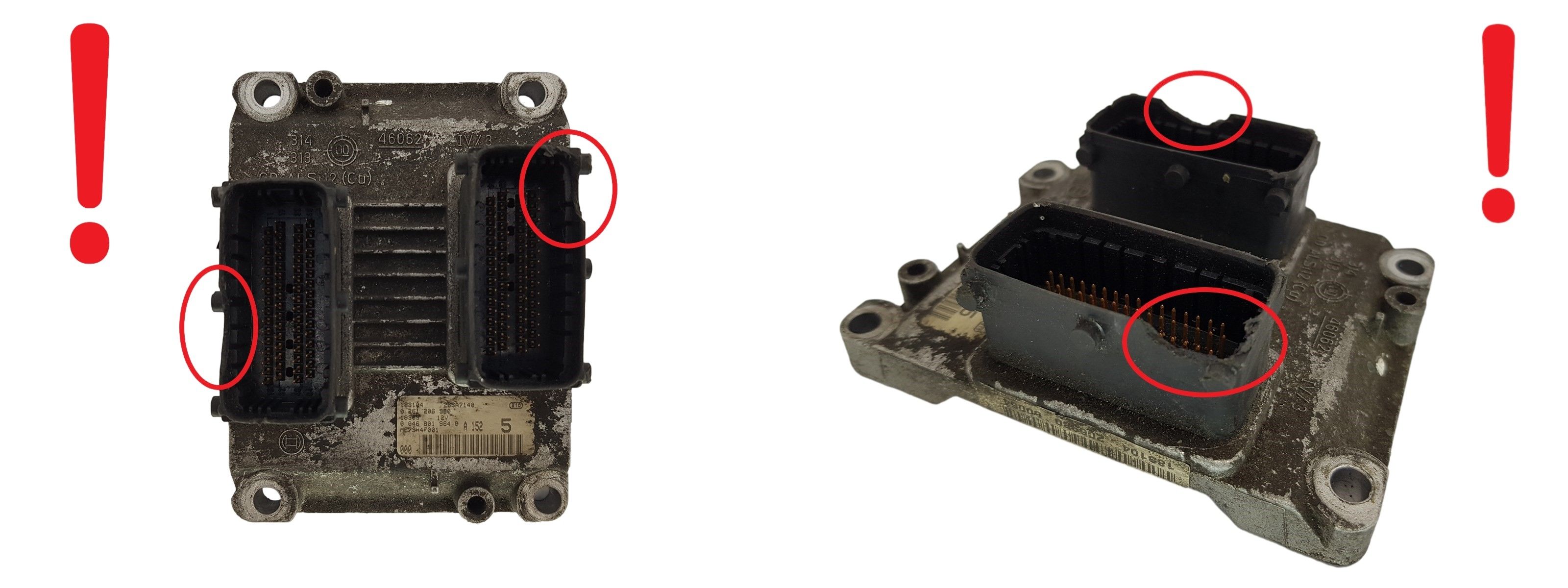 Unidade de Controlo 00468019640 0261206980 ME73H4F001 Fiat Bosch 2971 main product photo