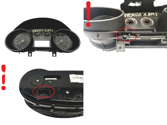 Velocímetro Fiat Bravo 00518483060 503001980003 54229 main product photo