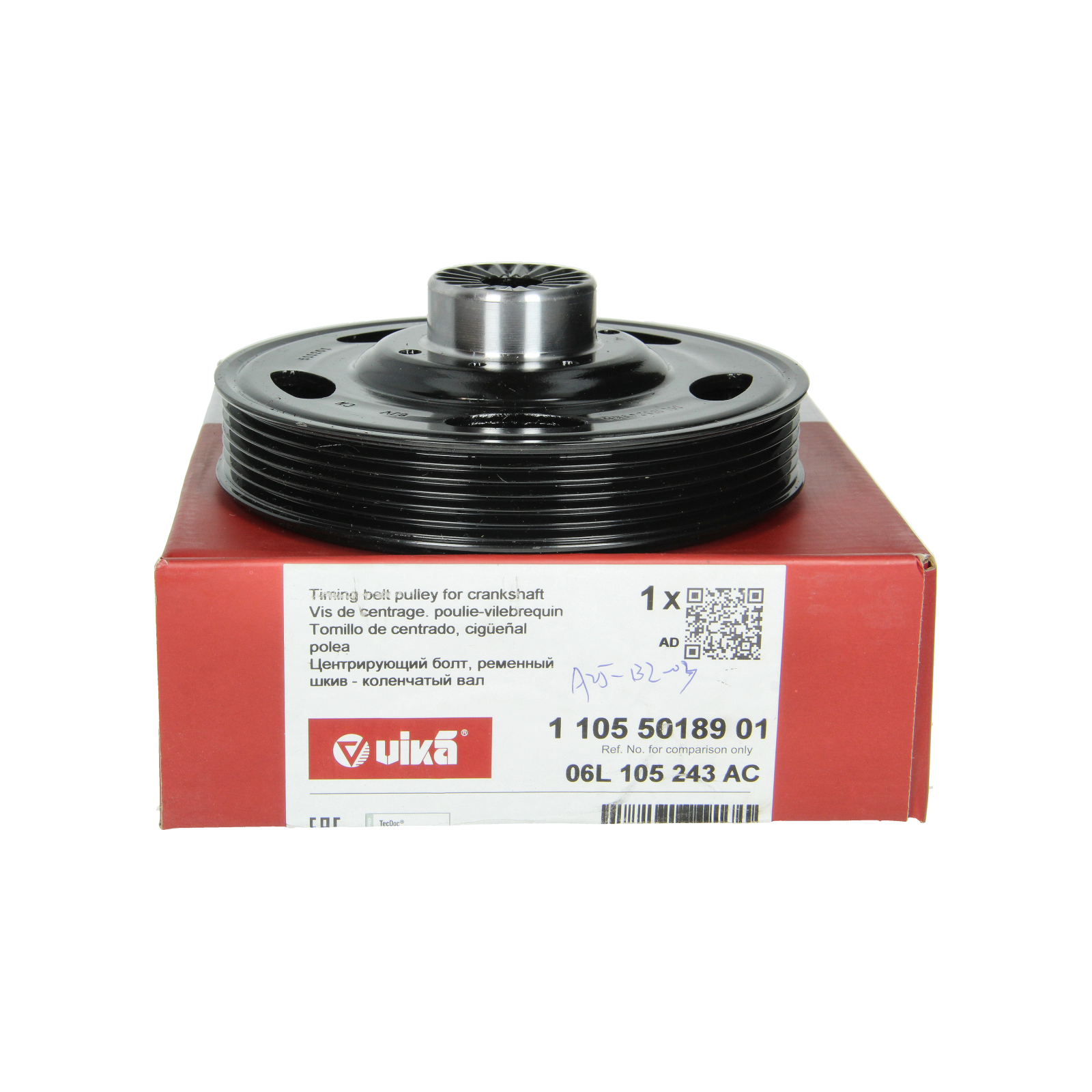 Polia Correia Fazer Audi 06L105243AC 11055018901 Vika main product photo