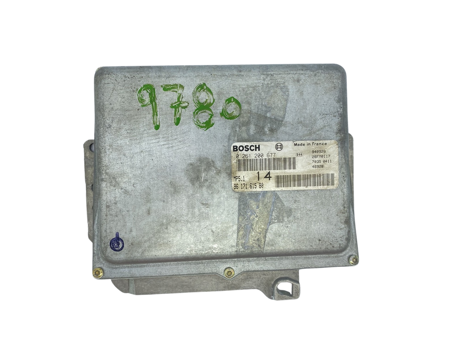 Unidade de Controlo 0261200677 9617161580 26FM0117 PSA Bosch 63291 main product photo