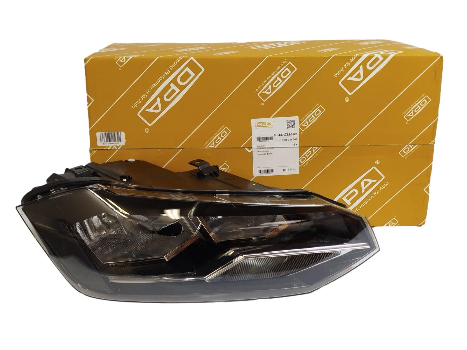 Farol Direito Fazer VW Polo 2G1941006 89411789302 DPA main product photo