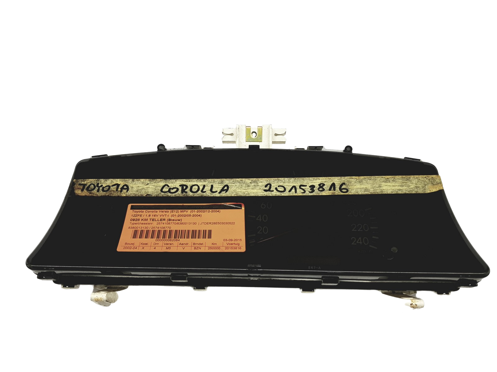 Velocímetro Toyota Corolla 83800-13130 257410-8770 52404 main product photo