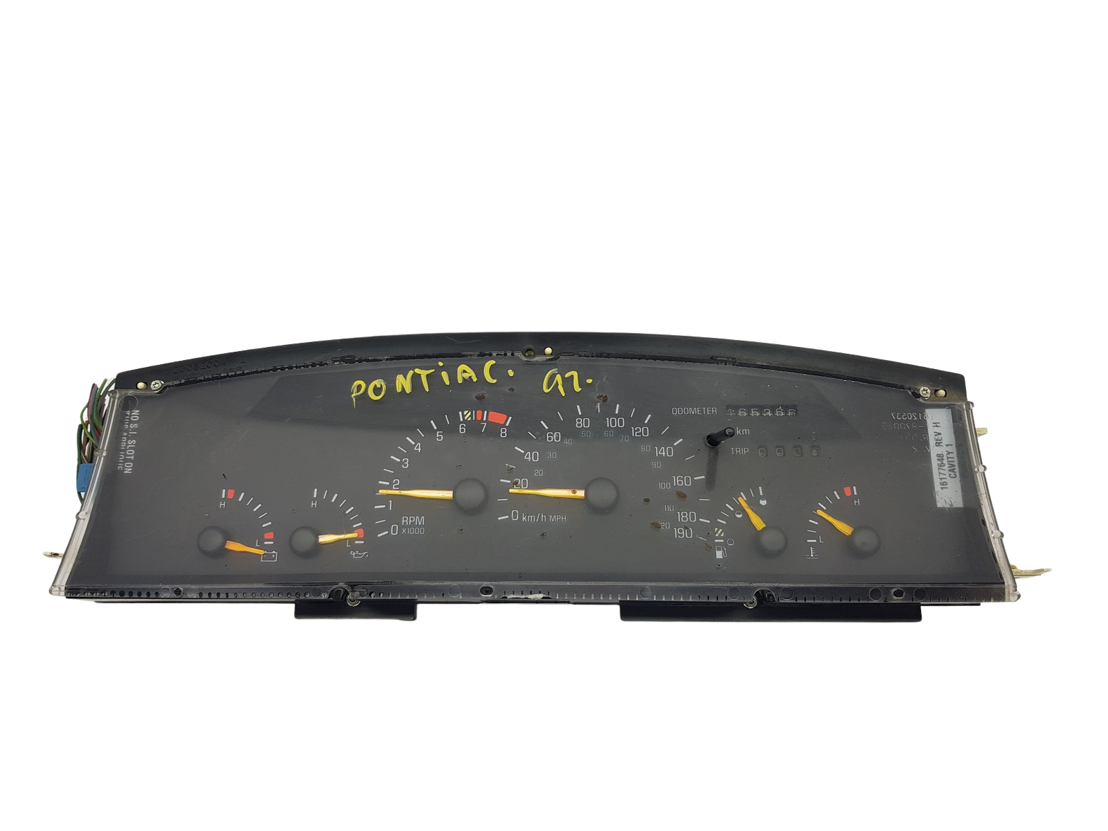 Conta-rotações Pontiac Trans Sport 16177648 16176849 main product photo