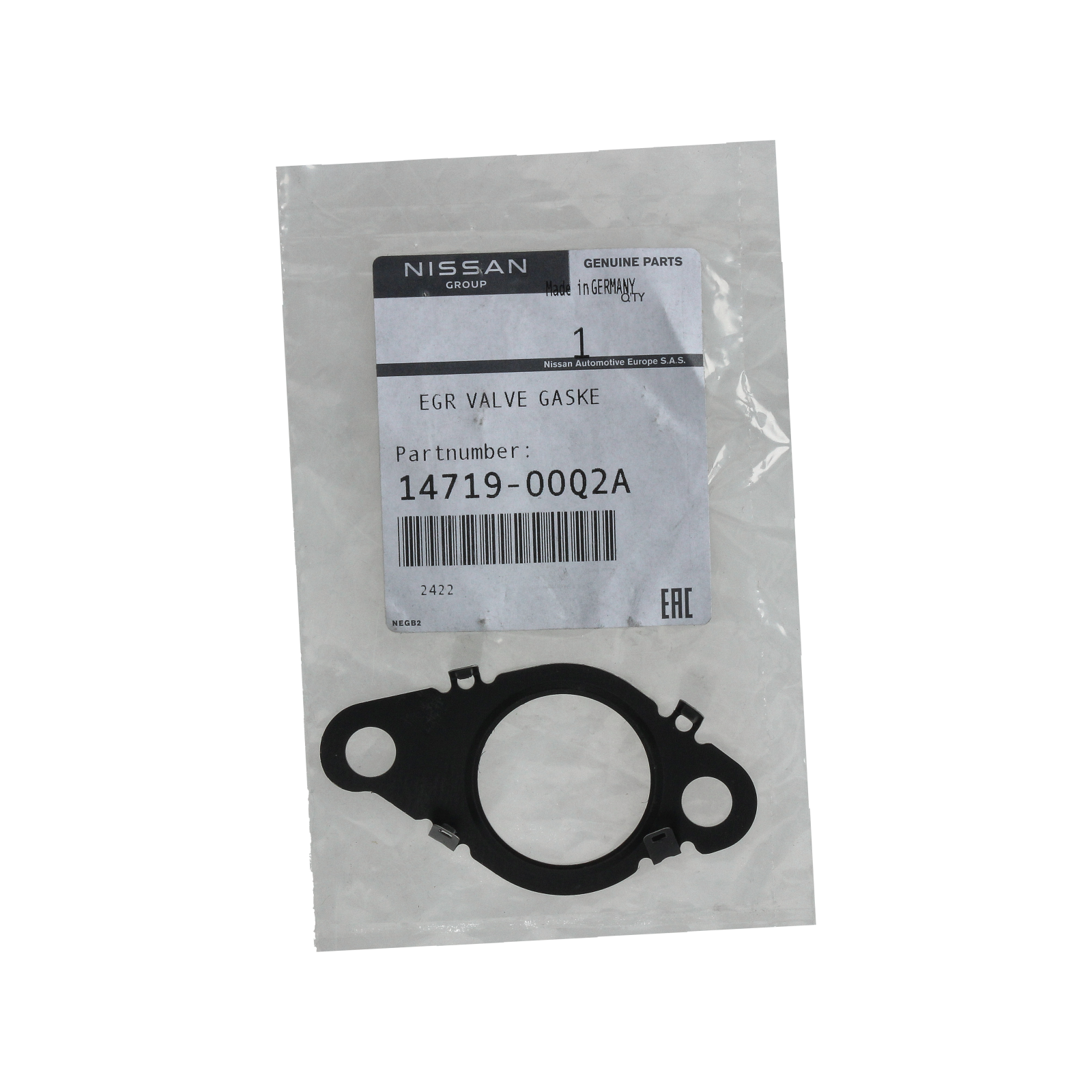 Junta, vedação Original 1471900Q2A 147228349R Renault Nissan main product photo
