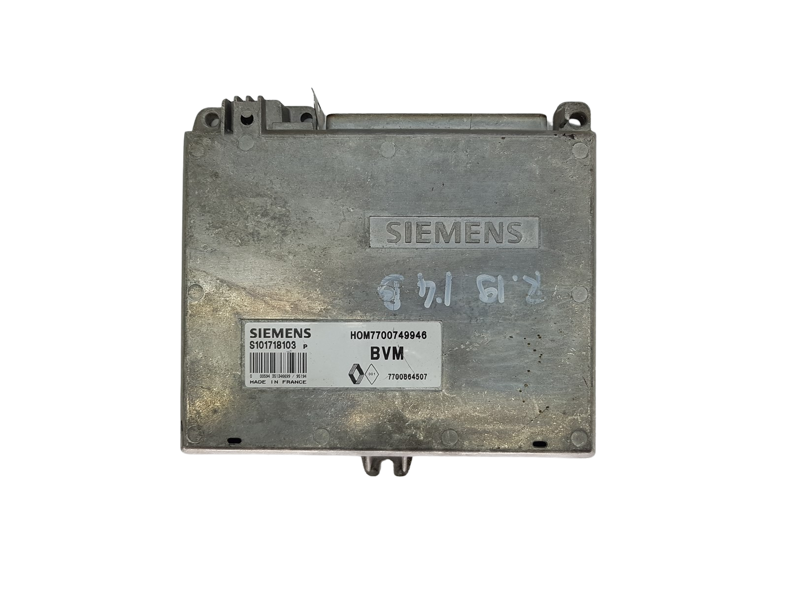 Unidade de Controlo S101718103P 7700749946 7700864507 Renault Siemens 17677 main product photo