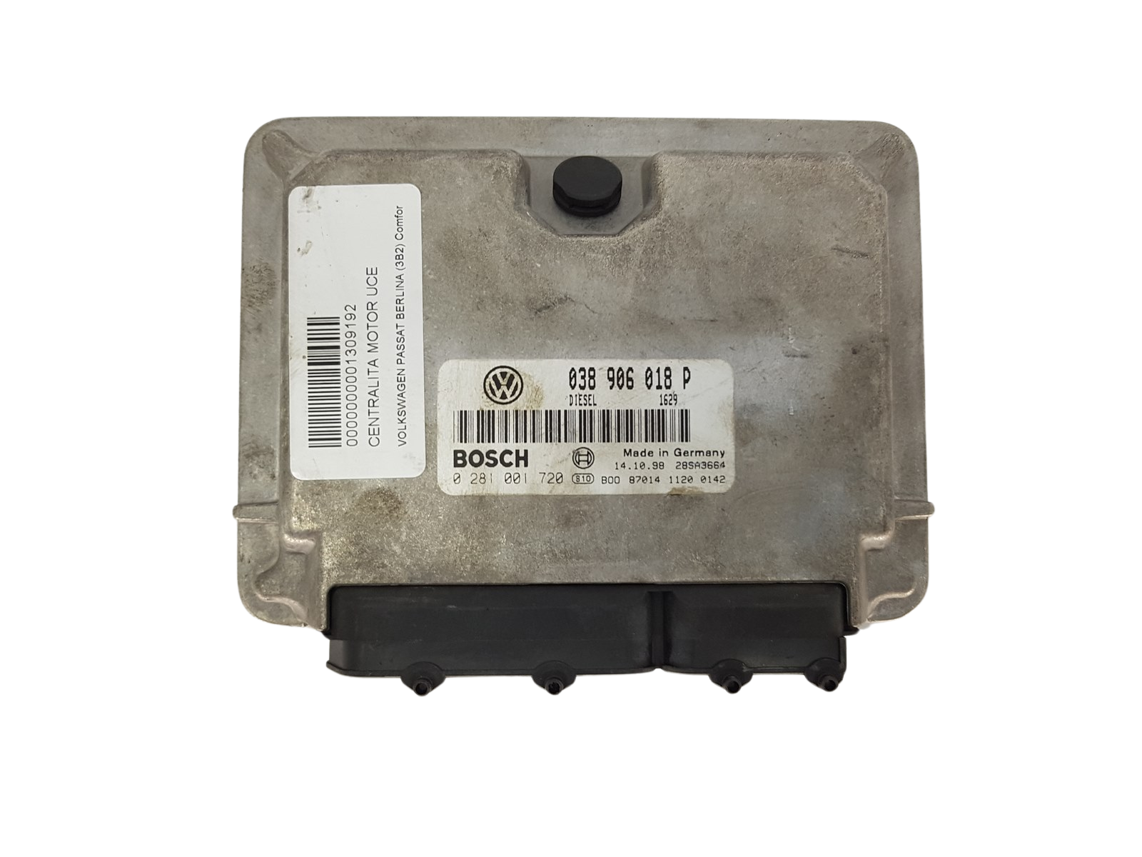 Unidade de Controlo 038906018P 0281001720 Volkswagen Bosch 3563 main product photo