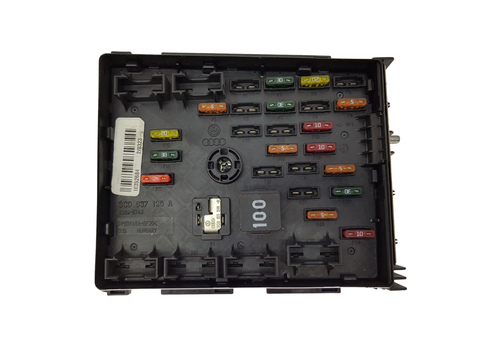 Caixa de fusíveis 3C0937125A 6359-5743 VW SEAT Audi 19851 main product photo