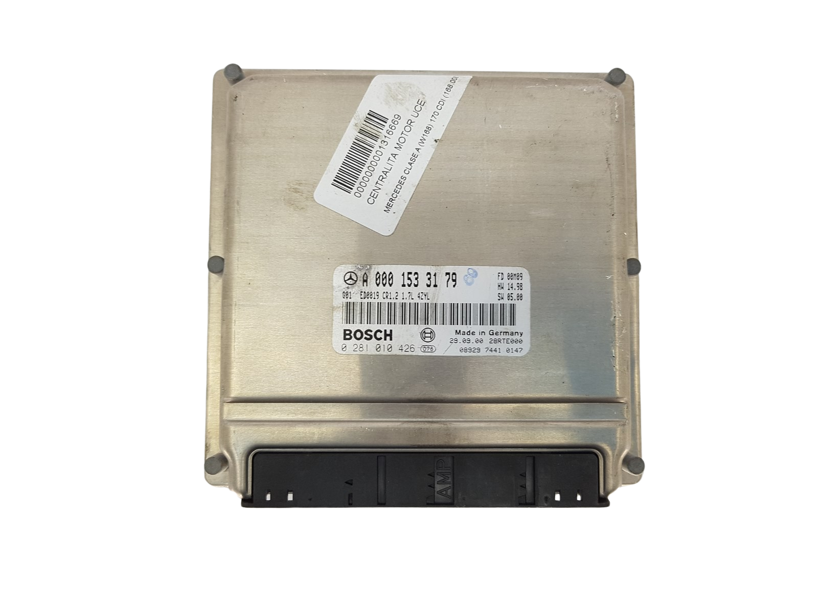 Unidade de Controlo A0001533179 0281010426 Mercedes Bosch 3710 main product photo