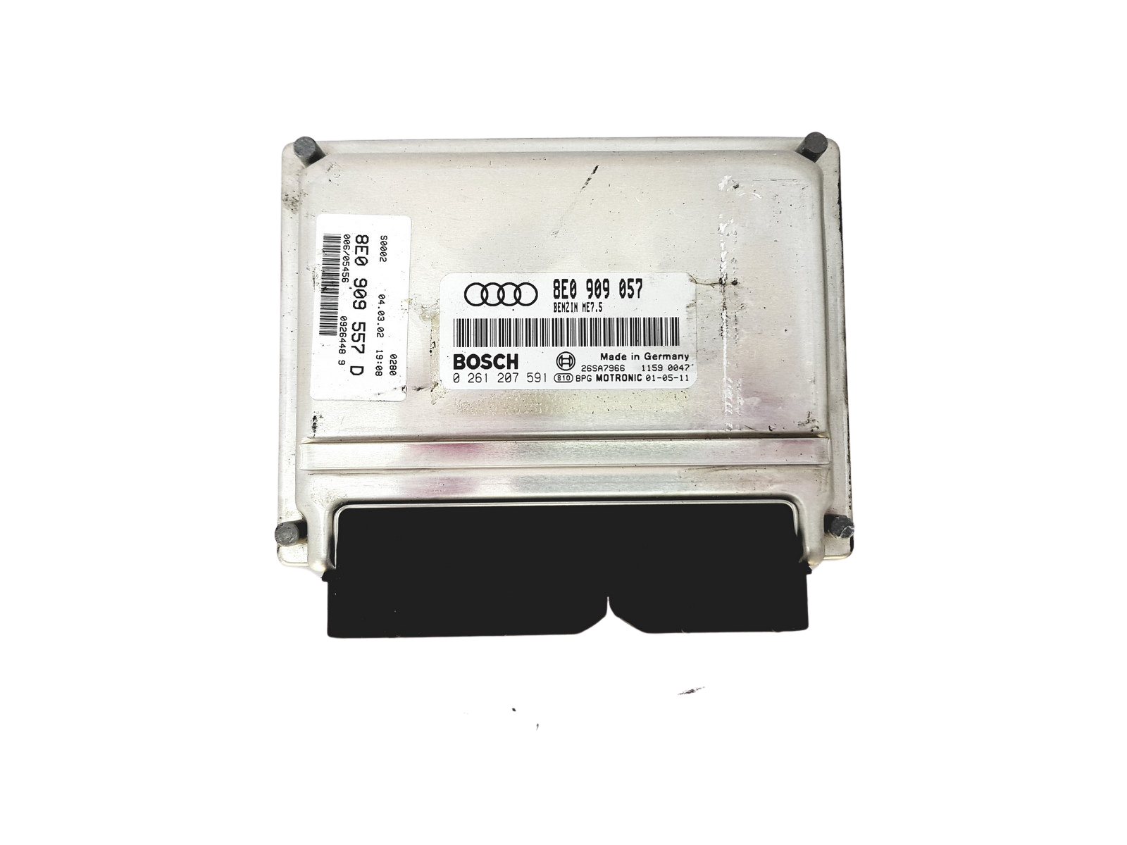 Unidade de Controlo Audi 8E0909057 0261207591 Bosch main product photo
