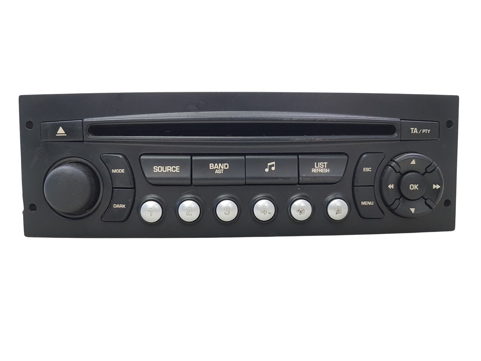 Rádio leitor de CD Citroen Peugeot 96662669XT PSARCD441-70 Continental 1181 main product photo