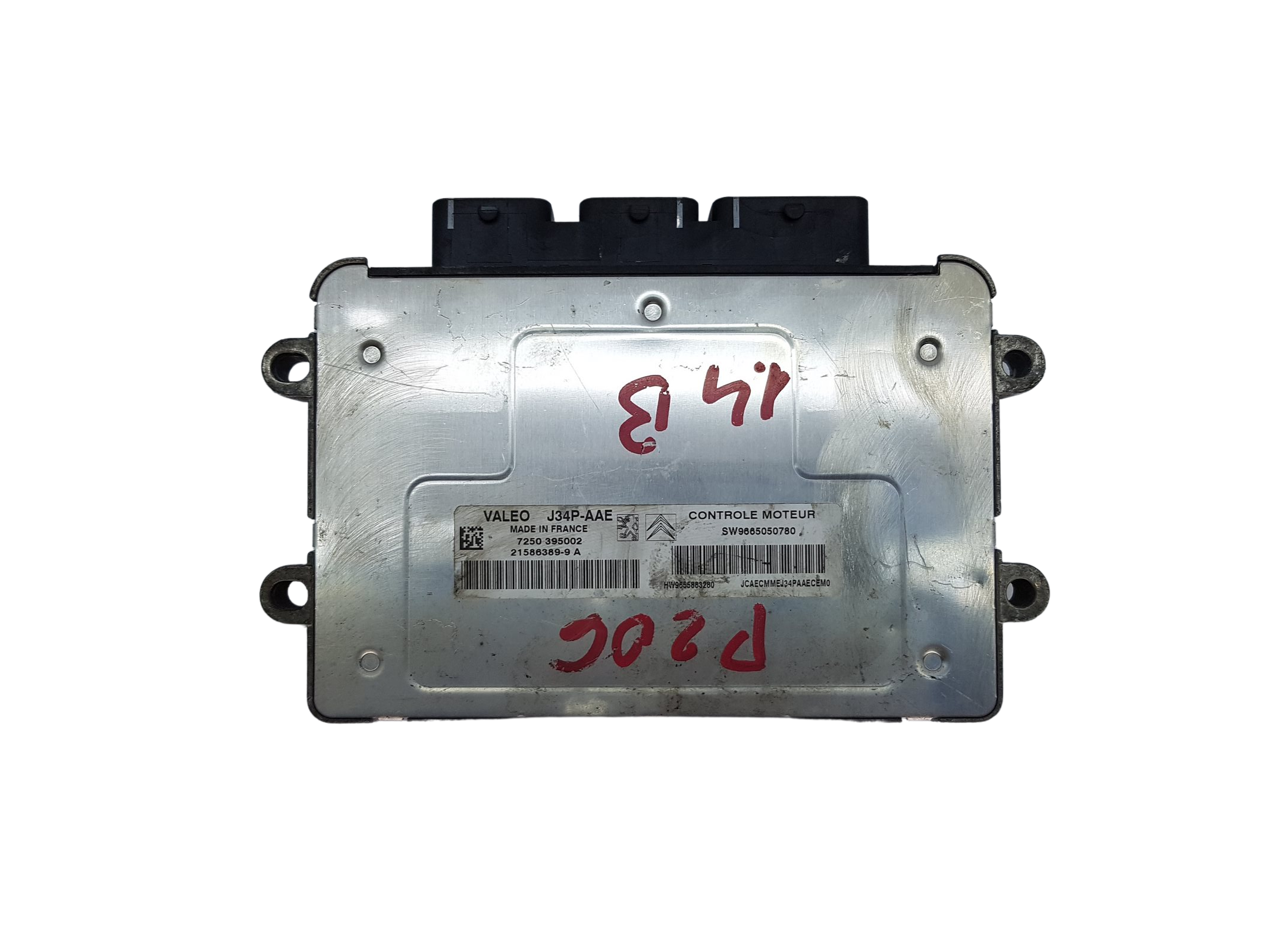 Unidade de Controlo 9665050780 9655883280 21586389-9 A J34P-AAE PSA Valeo main product photo