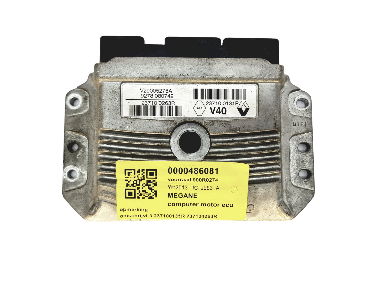 Unidade de Controlo 237100263R 237100131R V29005278A Renault Valeo 28587 main product photo