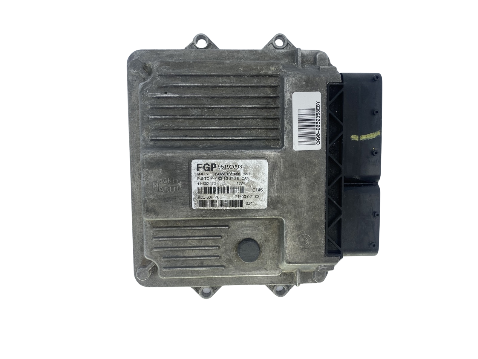 Unidade de Controlo MJD6JF.P6 55192093 71600.021.03 Fiat Magneti Marelli 50358 main product photo