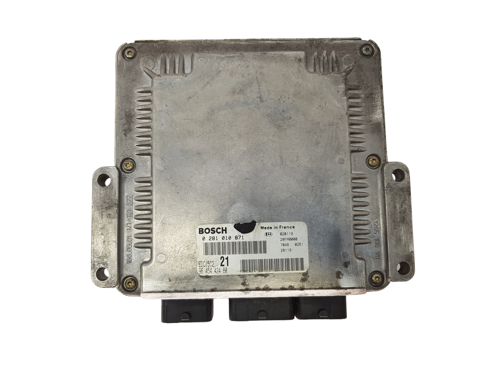 Unidade de Controlo 9645442480 0281010871 28FM0000 PSA Bosch 3588 main product photo