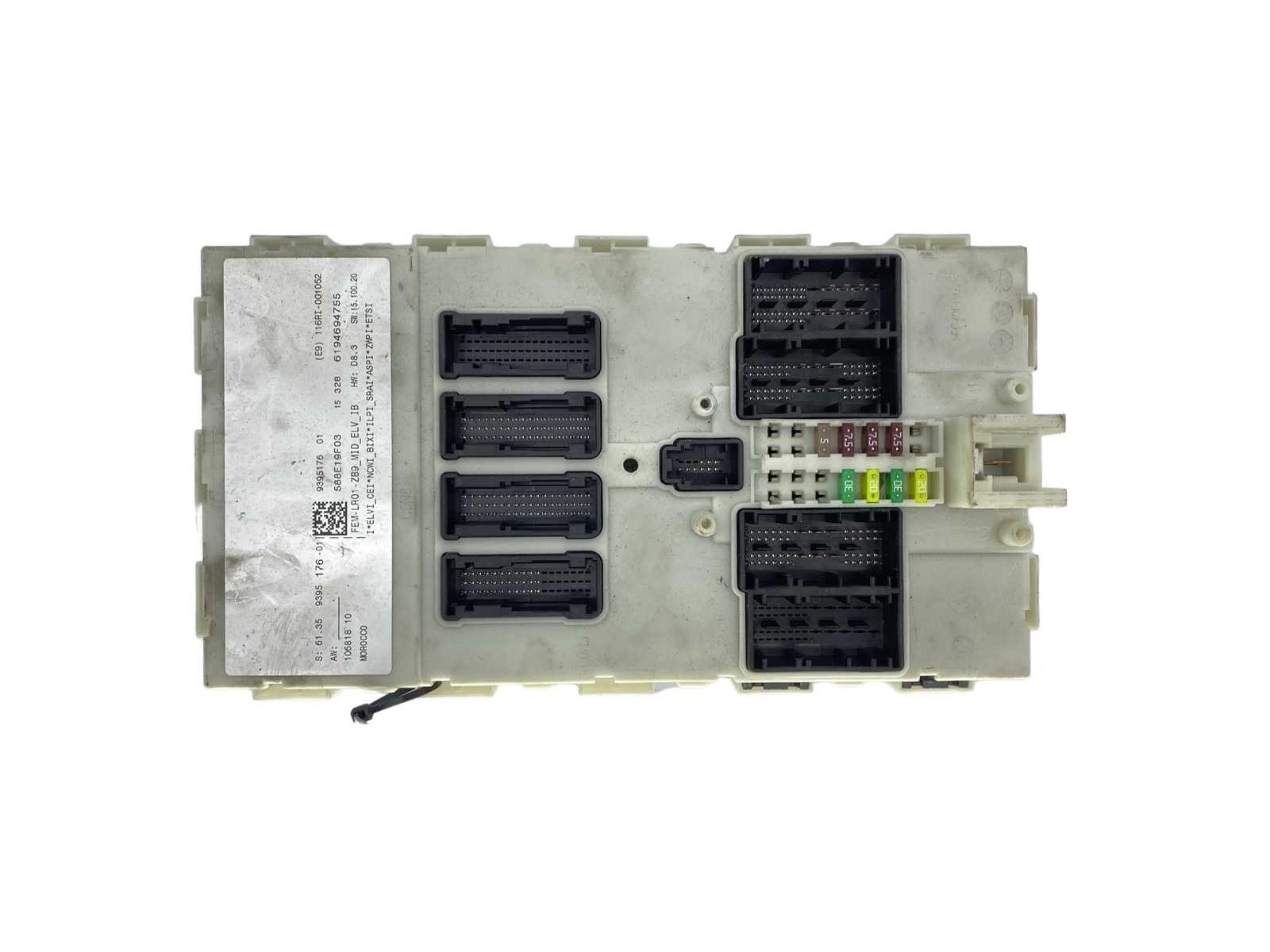 Módulo da unidade de controle 61.35 9395176-01 588E19F03 BMW LEAR main product photo