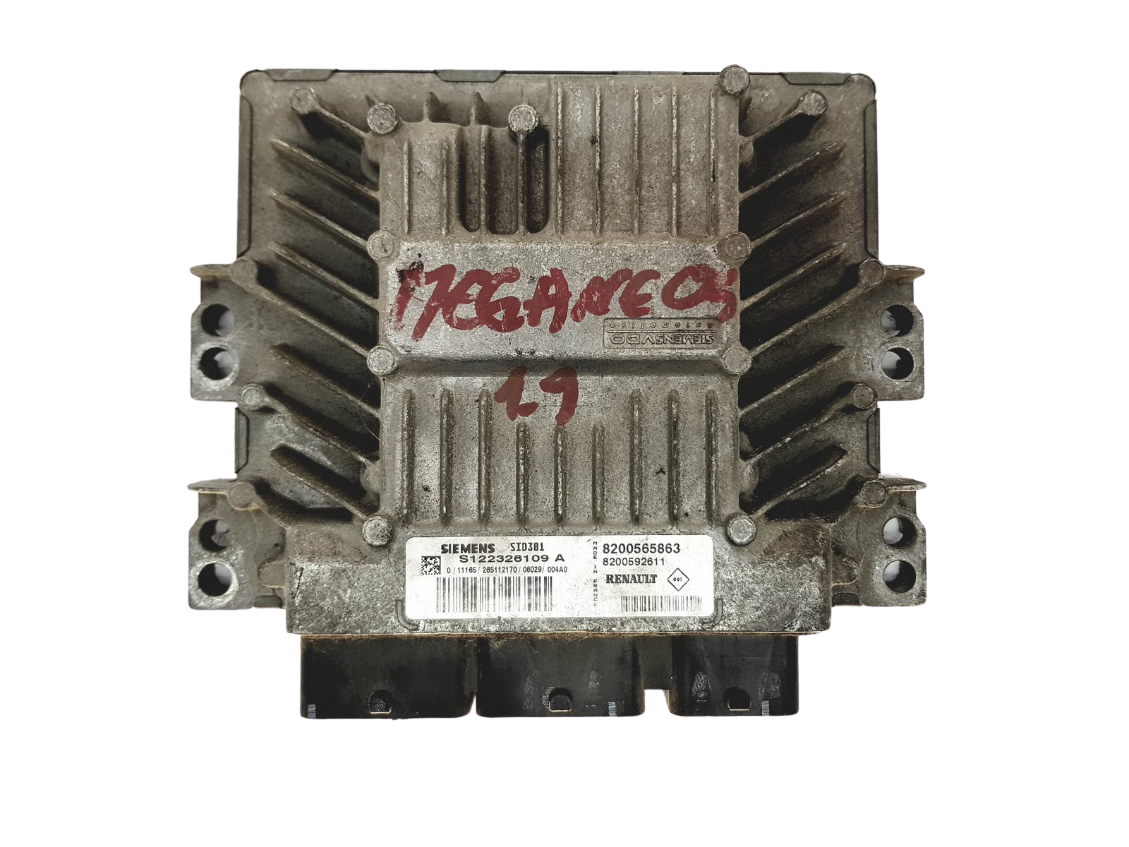 Unidade de Controlo S122326109A 8200565863 8200592611 Renault Siemens 27080 main product photo