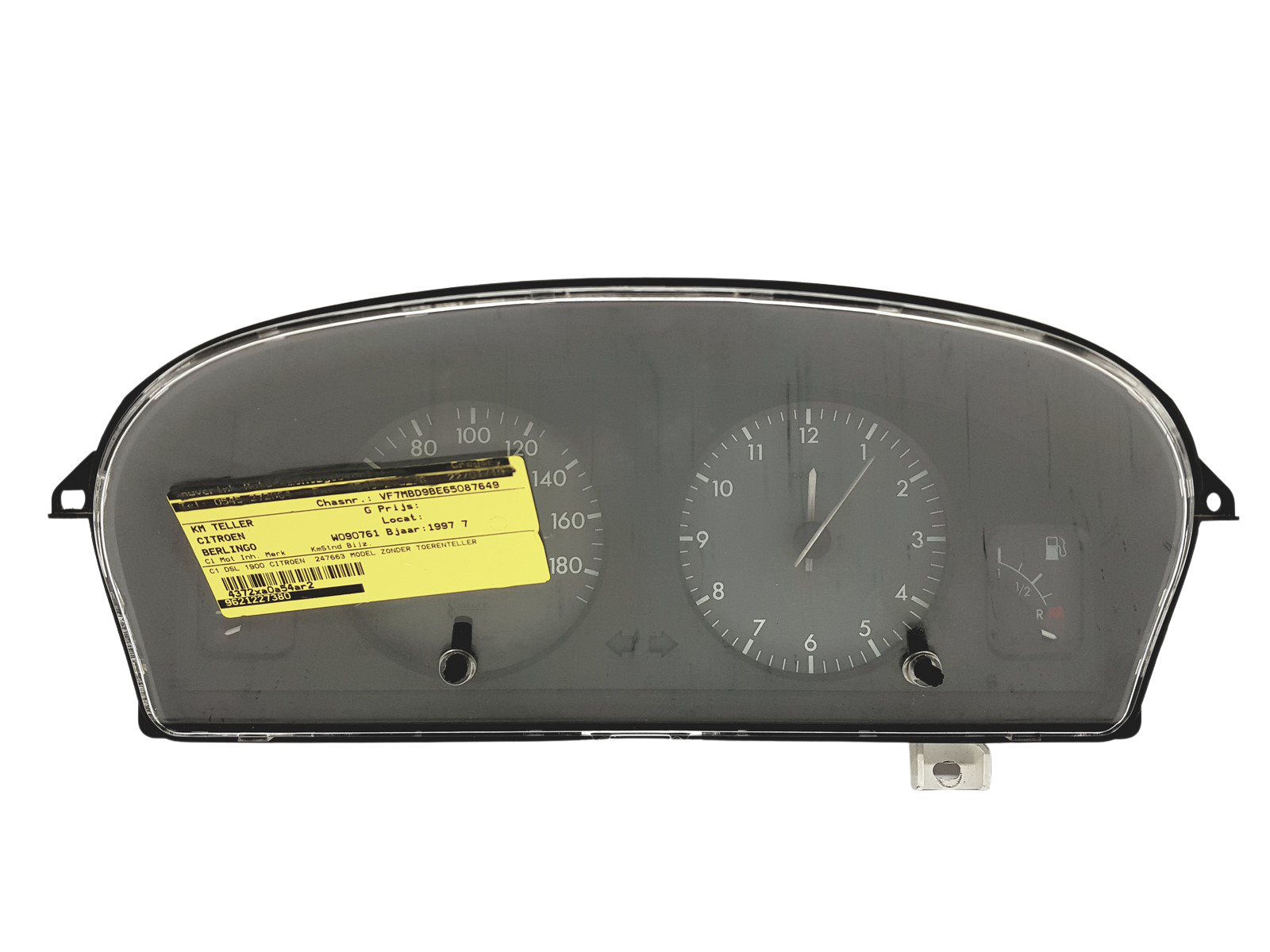 Velocímetro Berlingo 1 Partner 1 9621227380 PSA 49725 main product photo