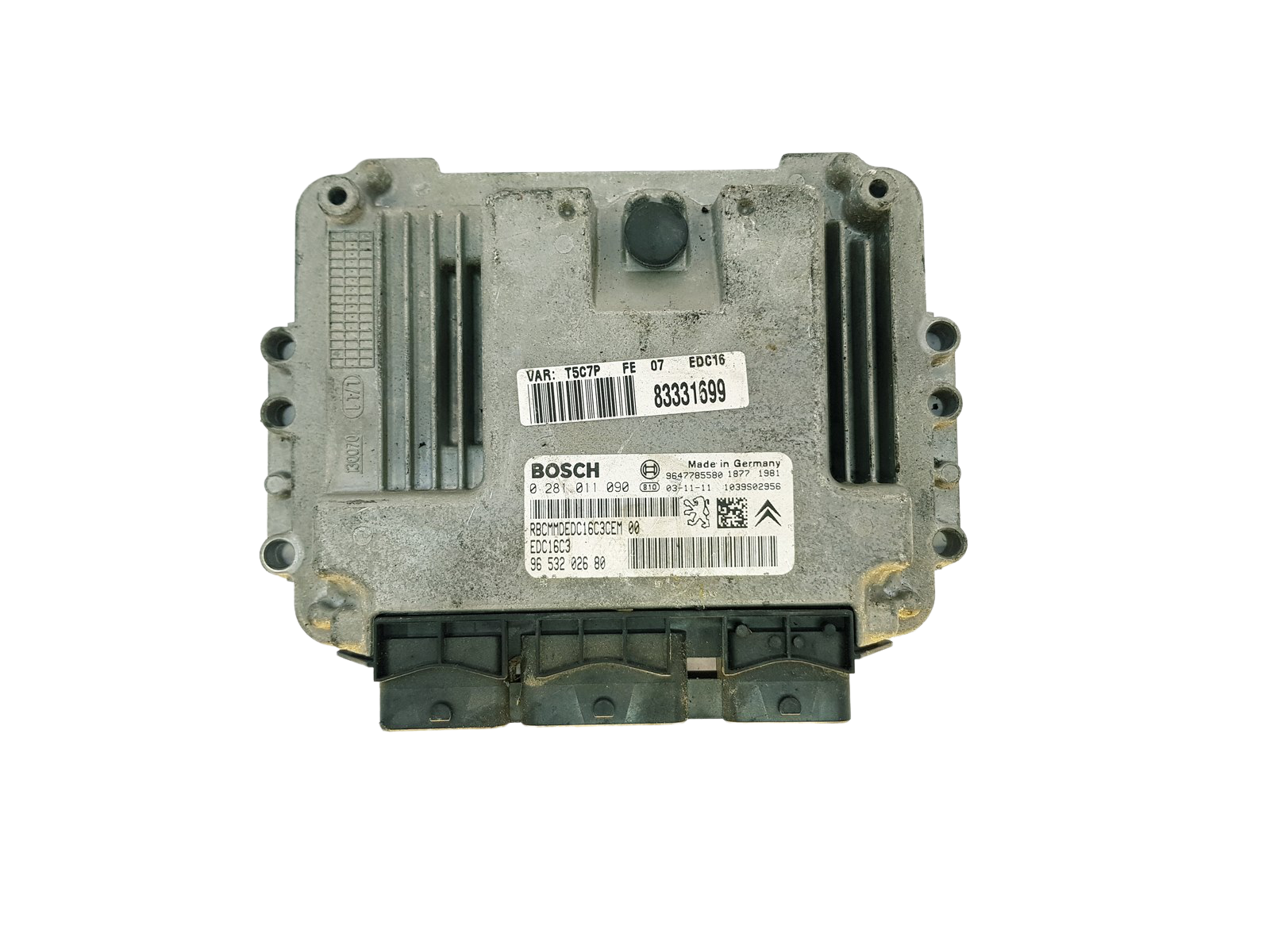 Unidade de Controlo 0281011090 9653202680 9647785580 PSA Bosch 32563 main product photo