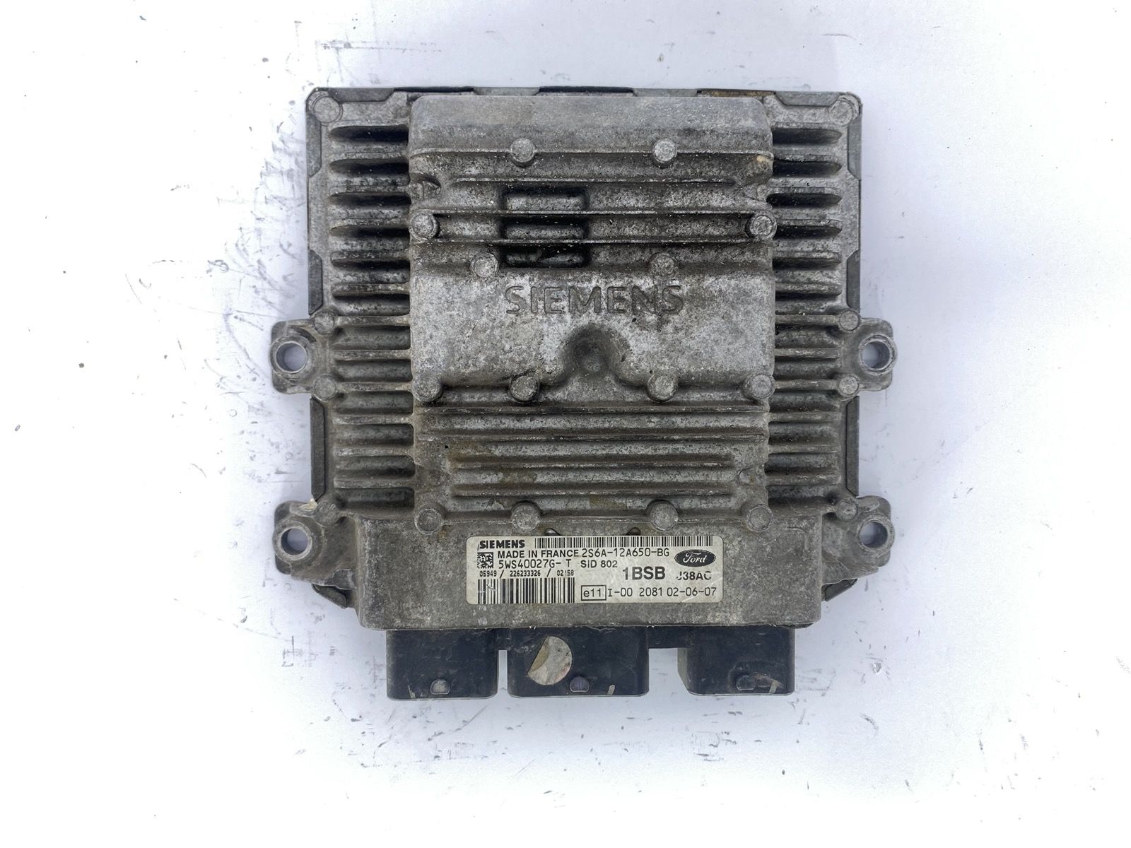 Unidade de Controlo 2S6A-12A650-BG 5WS40027G-T SID 802 Ford Siemens 48222 main product photo
