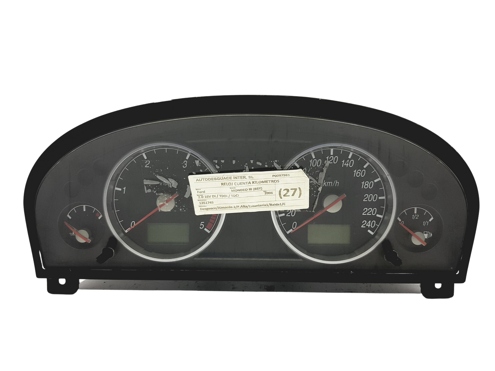 Velocímetro Ford Mondeo 1S7F-10849-GE 1S7F10849GE 48611 main product photo