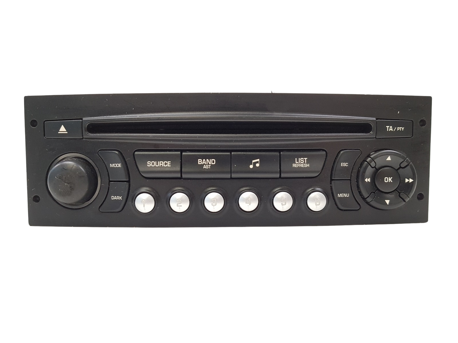 Rádio leitor de CD Citroen Peugeot 96766518XT PSARCD441-72 main product photo