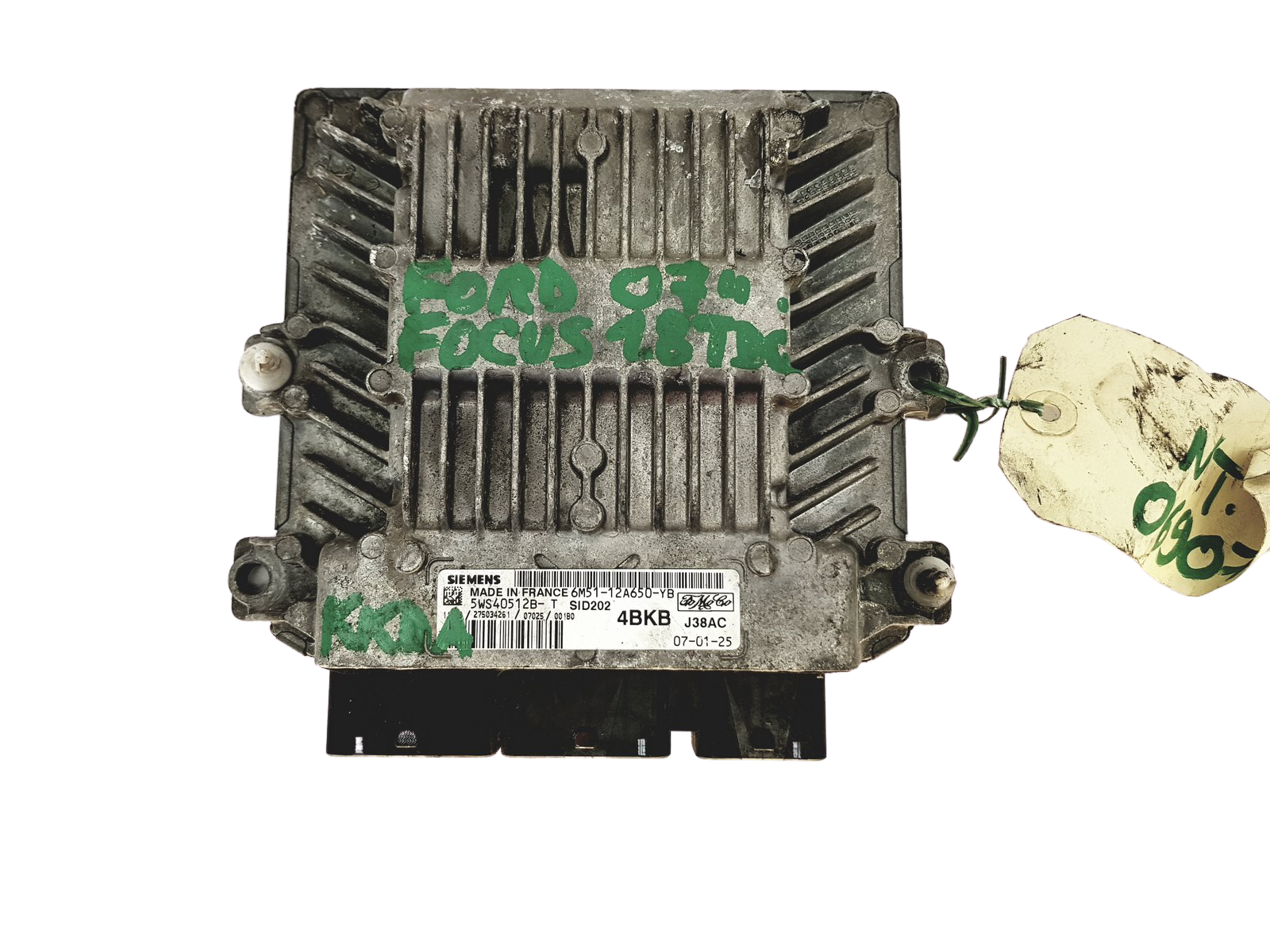 Unidade de Controlo 6M51-12A650-YB 5WS40512B-T Ford Siemens 27579 main product photo